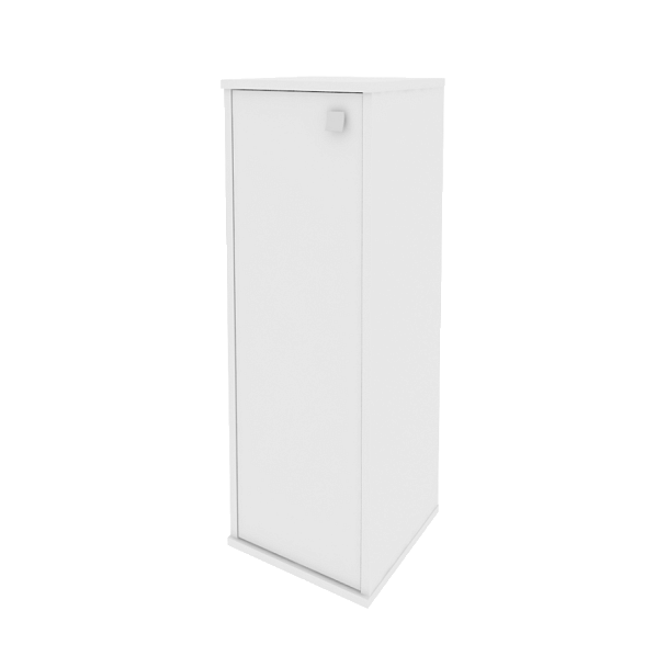 Style Шкаф средний узкий левый Л.СУ-2.3 (L) Белый 412*410*1215 - Вид 1