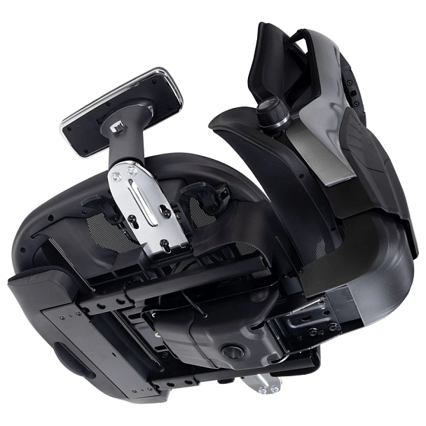 Кресло ATRONE (АТРОН) "Optimus ER-707", адаптивный механизм со слайдером, сетка, черный/серый, 532967 - Вид 20