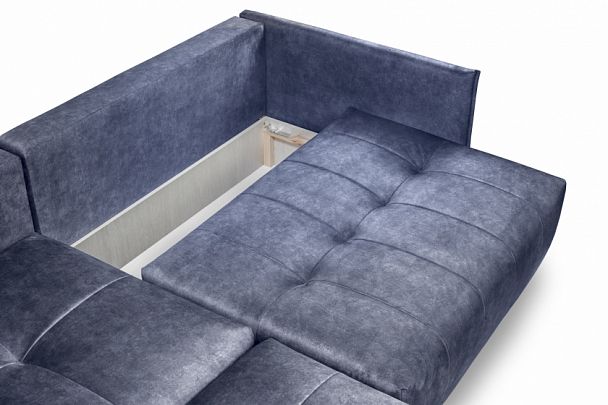 Мягкий угол "Чилетти" Long синий - Вид 7