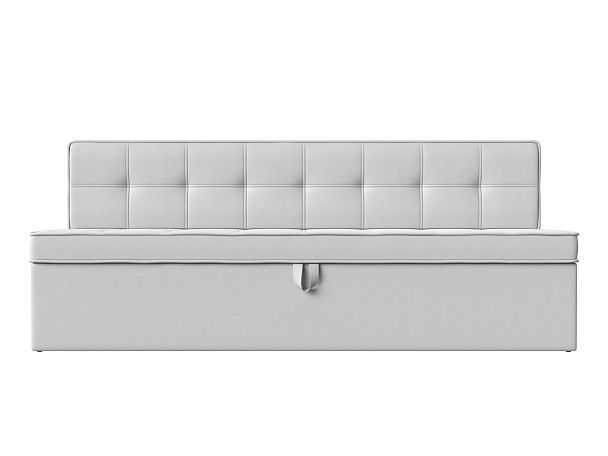 Кухонный диван Техас (полностью экокожа белая) - Вид 2