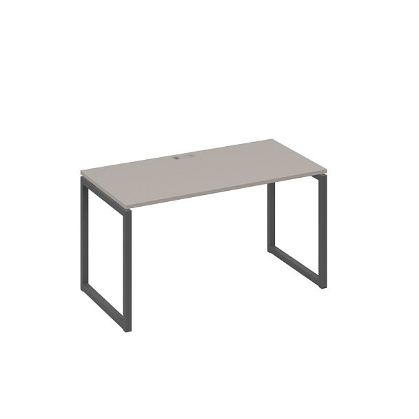Стол письменный на металлокаркасе QUATTRO A4 А4 Б4 014 БП мокко премиум / металлокаркас антрацит - Вид 1