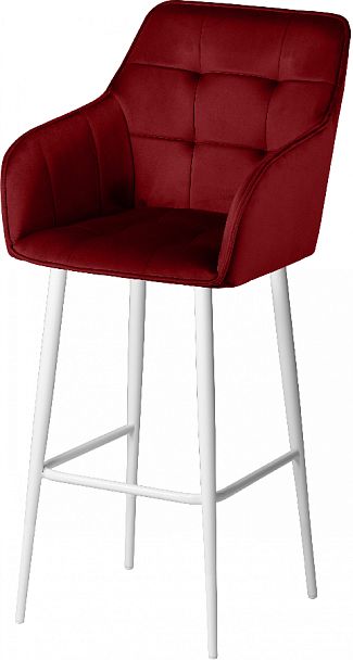 Комплект барных поворотных кресел Мони К, Confetti bordo/белый, 2 шт. - Вид 2