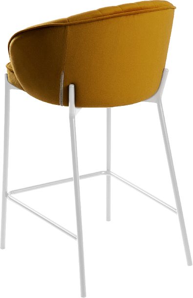 Комплект полубарных стульев Миэль горчичный/белый, 3 шт. - Вид 5