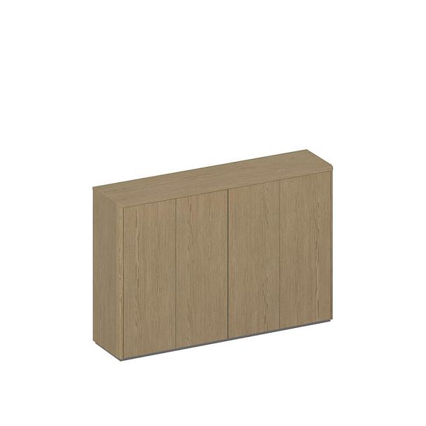 Шкаф для документов ION средний закрытый 4-дверный ИН 324 ГР - Вид 1