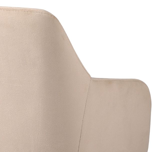 Барное поворотное кресло Барли К, Confetti cream/черный - Вид 10