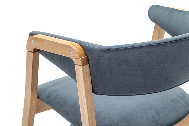 Кресло Dalia Soft Grey/Натур - Вид 5