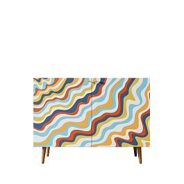 Комод с принтом 21 Berber две дверки арт BB04/Print_21 - Фото предпросмотра
