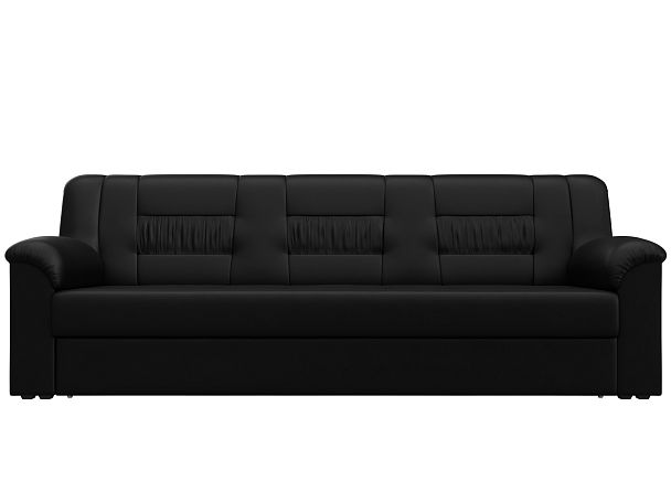 Диван прямой Карелия Экокожа черный - Вид 2