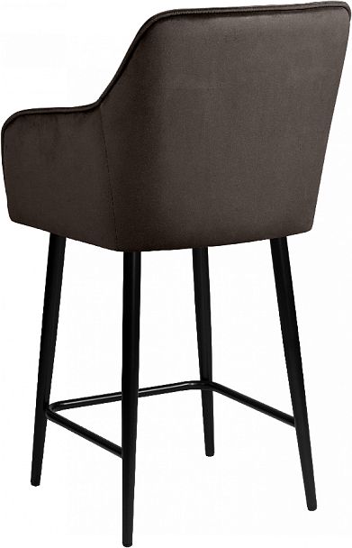 Комплект полубарных поворотных кресел Мони К, Confetti stone/черный, 4 шт. - Вид 6