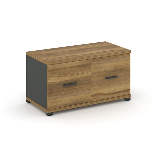 Concept Шкаф 1 широкая секция, 1 ниша CN.STS-113 A Сандал Янтарный/Антрацит/Металл Антрацит 836*420*450 - Вид 1