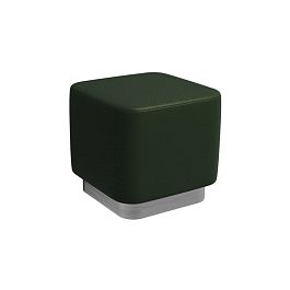 Vermont Пуфик PV-2 Latte Lux 412/Серебро 450*450*425 - Фото предпросмотра