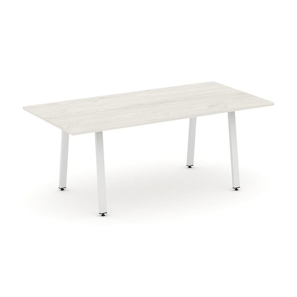 Style Project Direct Direct Стол переговорный SN-6A.SPRG-198.3 Дуб Наварра/Металл Белый 1980*980*750 - Вид 1