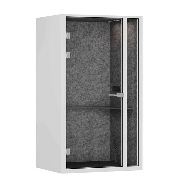 SoundCube RV UNO+ з/с-глухая  SDC-1.2-WA Белый/Морская Галька/Антрацит/Прозрачный/Серый 1300*1070*2278 - Вид 1