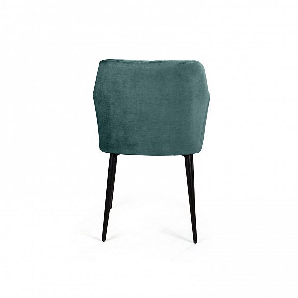 Стул с подлокотниками Robert, бархат зелёный 19 - Вид 5