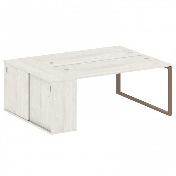 Рабочая станция "Metal System" БО.РС-СШК-1.4 дуб наварра/мокко - Вид 1