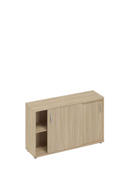 Шкаф-купе низкий (для 2-х столов 60) A4 А4 330 БП дуб скандинавский - Вид 1