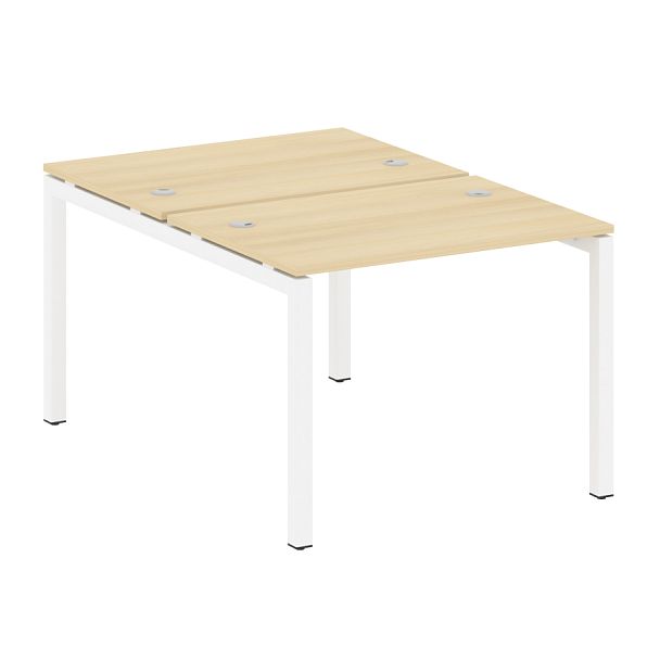 Metal System Quattro Р. ст. на П-образном м/к 50БП.РАС-СП-2.1 Акация/Белый металл 1000*1475*750 - Вид 1