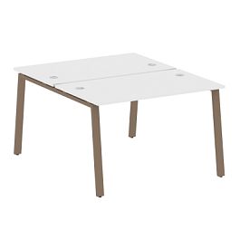 Metal System Р. ст. на А-образном м/к БА.РАС-СП-2.2 Белый/Мокко металл 1200*1475*750 - Фото предпросмотра