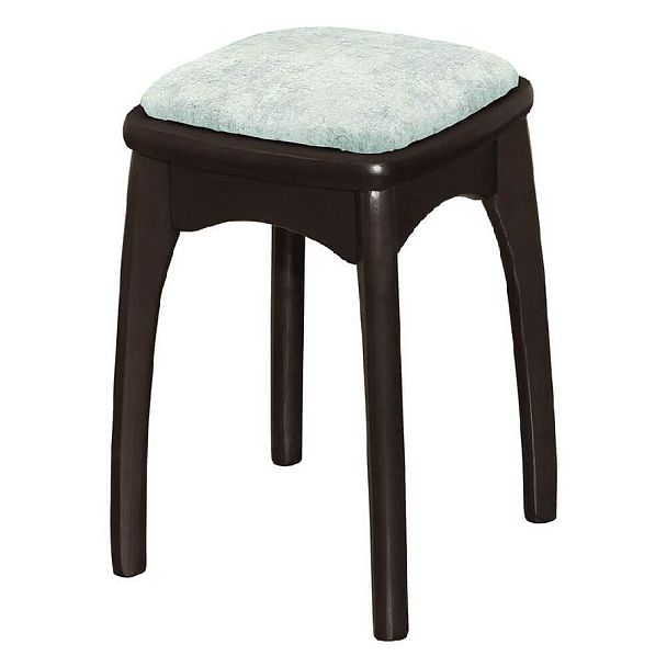 Табурет с фигурной ножкой / мягкий / бочонок Н Венге (Лак),FRESCA BRILLIANT - Вид 1