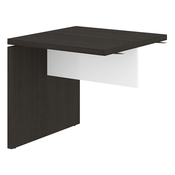 Брифинг-приставка СП-064-25-10 Дуб Мореный/Белый глянец 800х800х750 KANON - Вид 1