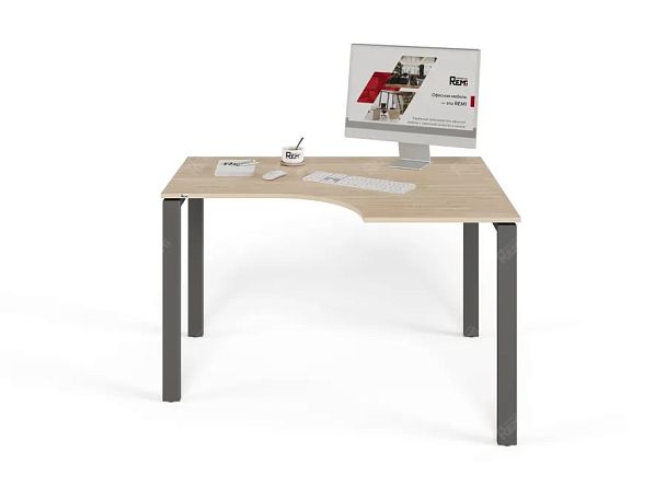 ЛАЙТ / LIGHT RLG016-10x9R Угловой стол 120x90x75 Дуб Сонома - Вид 3