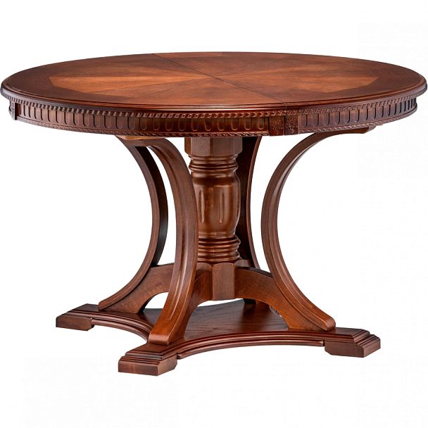 Стол деревянный раскладной Лорден D120 Миланский орех - Вид 1