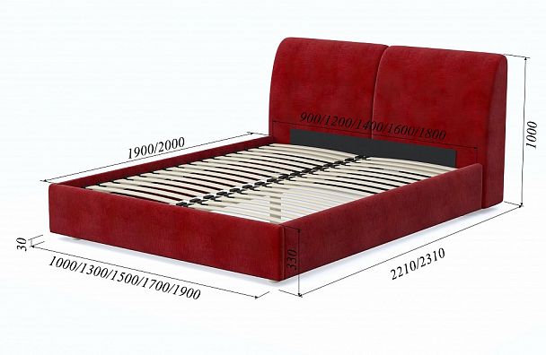 Кровать двуспальная Бекка - Вид 7