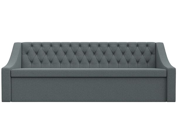 Диван кухонный прямой Мерлин Рогожка серый - Вид 2