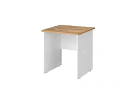 TANDEM RTD023-70-ME Стол квадратный ун-й 700х700х750 Таксония медовая/Белый - Фото предпросмотра