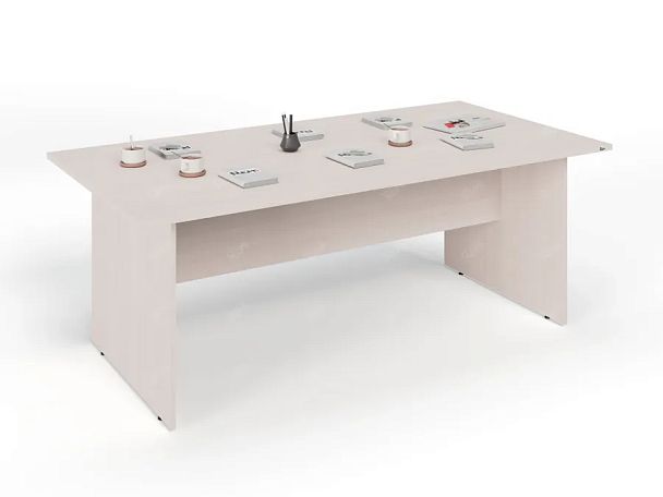 UNITY PОКС-10/20 ДУБ МОЛОЧНЫЙ Конференц стол прямоугольный Универсальный 2000х1000х750 - Вид 3