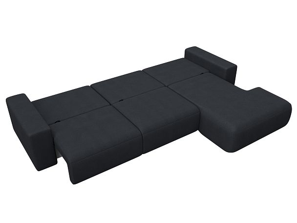 Диван угловой Лига-036 НПБ Классик Лонг правый угол Искусственная замша серый - Вид 10