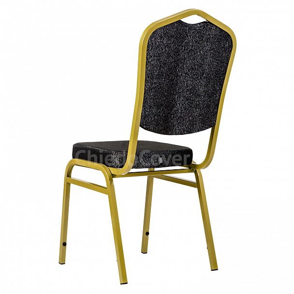 Стул Хит 20мм - золото, Сабо черный - Вид 3