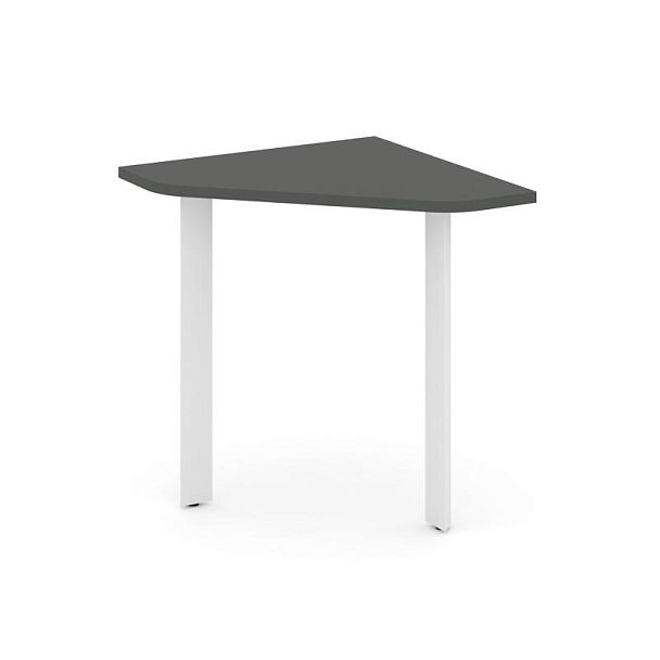 Style Project Next Угловой элемент стола SN-59.USP-001 Антрацит/Металл Белый 600*600*750 - Вид 1