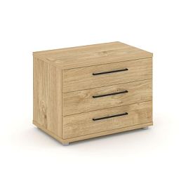 Rift Тумба опорная/приставная RF.TOP-022 Тиквуд Светлый/Металл Черный 700*450*523 - Фото предпросмотра