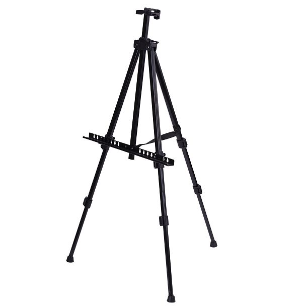 Мольберт-тренога металлический переносной, телескопический, 117х164х94 см, чехол, BRAUBERG ART, 192266 - Вид 3