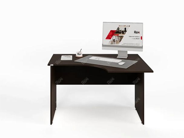 UNITY PС3-12 R ВЕНГЕ Офисный стол угловой Правый 1200х900х750 - Вид 1