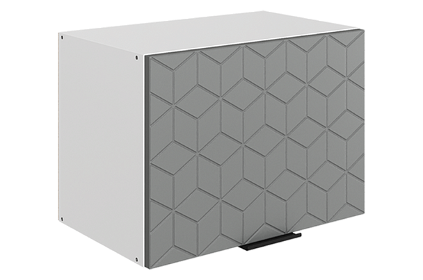 Стоун Шкаф навесной L500 Н360 (1 дв. гл.) с фрезеровкой 23.01.02.2281  - Вид 1