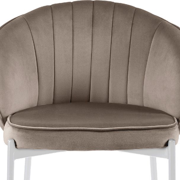 Полубарный стул Миэль мокко/белый - Вид 7