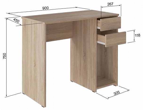 Стол письменный СК-03 - Вид 5