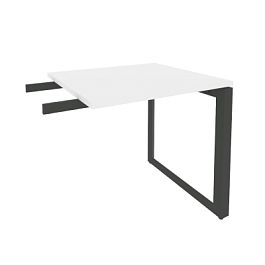 Onix Direct Брифинг-приставка на О-образном м/к O.MO-BR-7 Белый бриллиант/Антрацит металл 780*720*750 - Фото предпросмотра