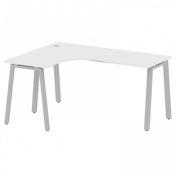 Стол "Metal System" БА.СА-4 белый/серый - Вид 2