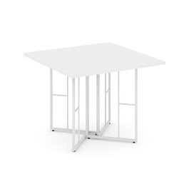 Rift Direct Стол переговорный RF.SPRG-001 Белый Бриллиант/Металл Белый 980*980*750 - Фото предпросмотра