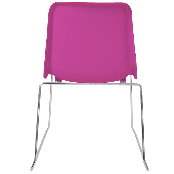 Стул Vicenza (пруток), каркас Хром, фиолетовый, РП+ИК, стопируемый - Вид 4