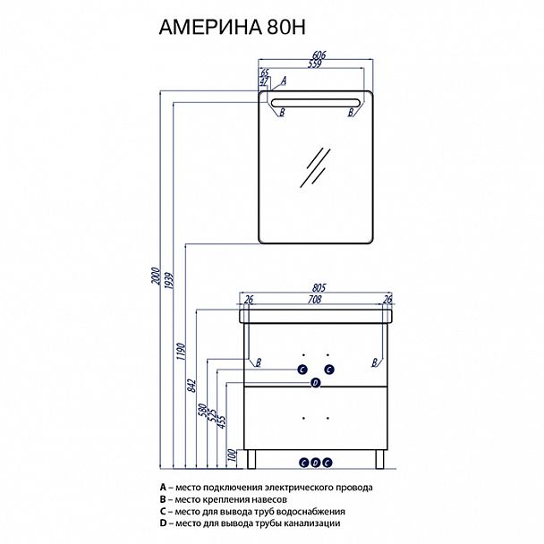 Набор "Америна 80 Н" - Вид 3