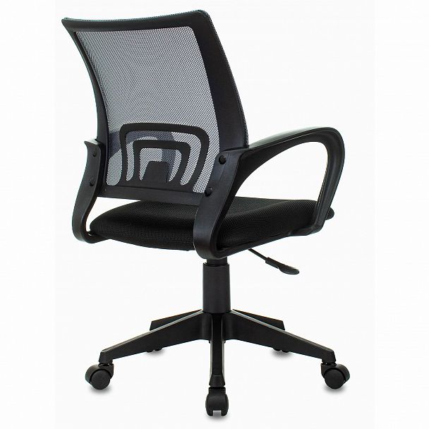 Кресло BRABIX "Fly MG-396", с подлокотниками, сетка, серое/черное, 532085 - Вид 4