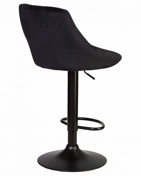 Стул барный DOBRIN LOGAN BLACK (черный велюр (MJ9-101)) - Вид 6