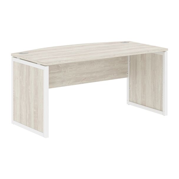 Стол руководителя XQPET 169 Сосна Эдмонт/Белый 1600х867х750 XTEN-QP - Вид 1