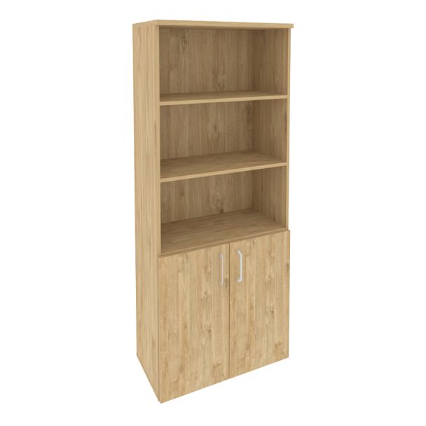 Onix Шкаф высокий широкий O.ST-1.1 Тиквуд светлый 800*420*1977 - Вид 1