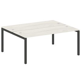 Metal System Quattro Р. ст. на П-образном м/к 50БП.РАС-СП-2.5 Дуб наварра/Антрацит металл 1800*1475*750 - Фото предпросмотра