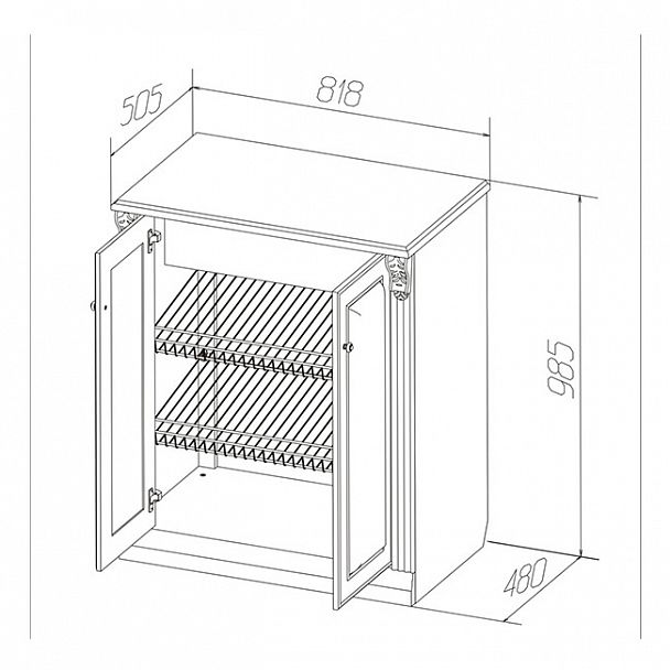 Обувница "Благо-5-4" - Вид 3